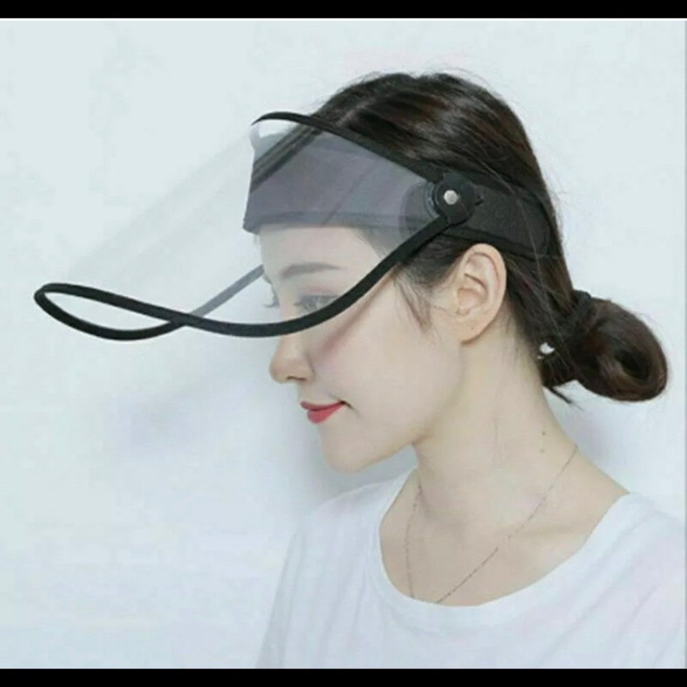 Black Visor Face shield.